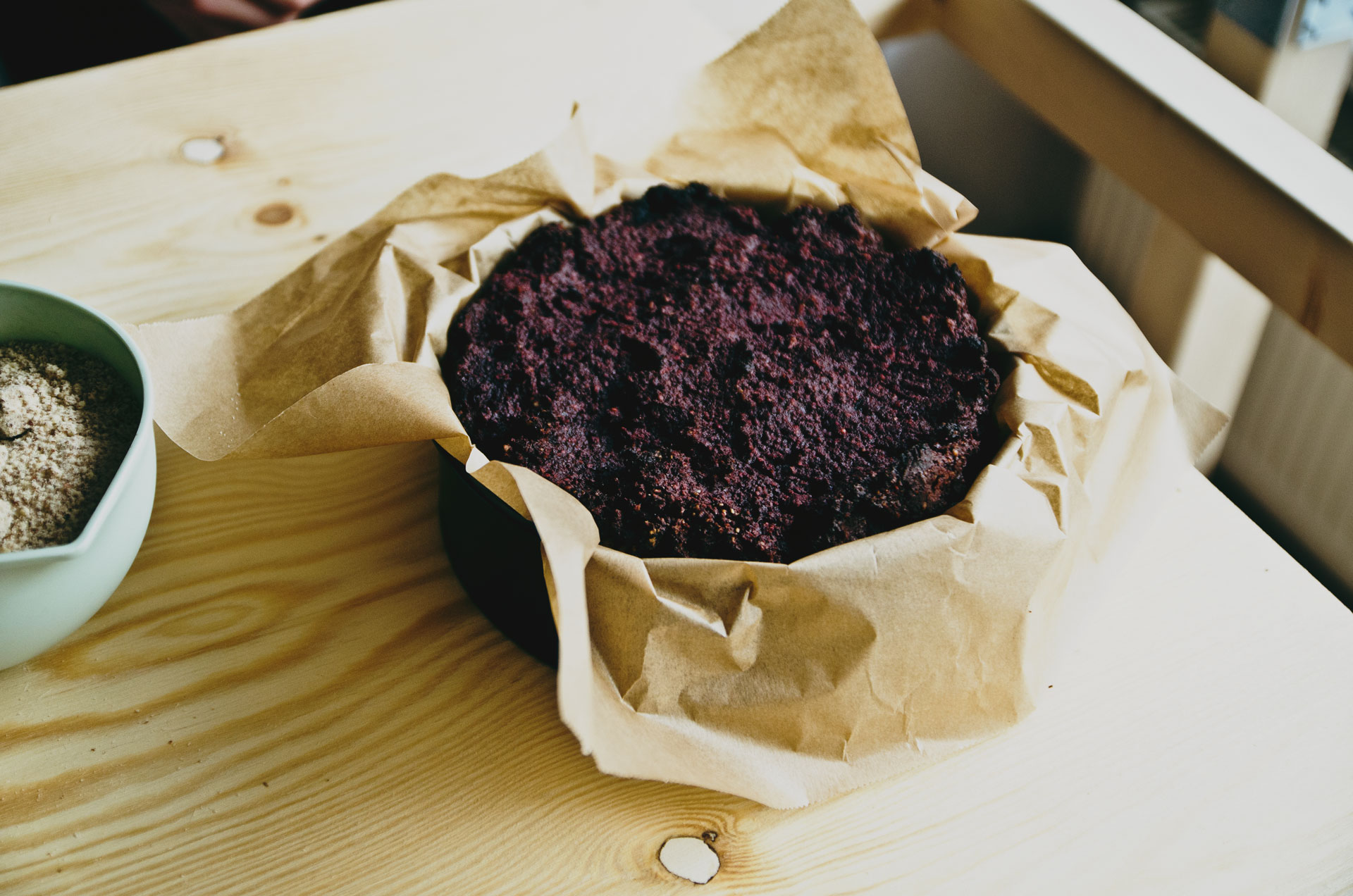 Berlin Kombucha Society's delicious and healthy recipe for a flourless Beetroot and Almond Cake