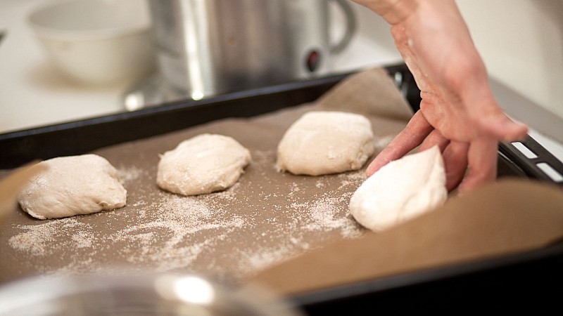 Alastair Coates Quick Easy Sourdough Bread Rolls dough recipe