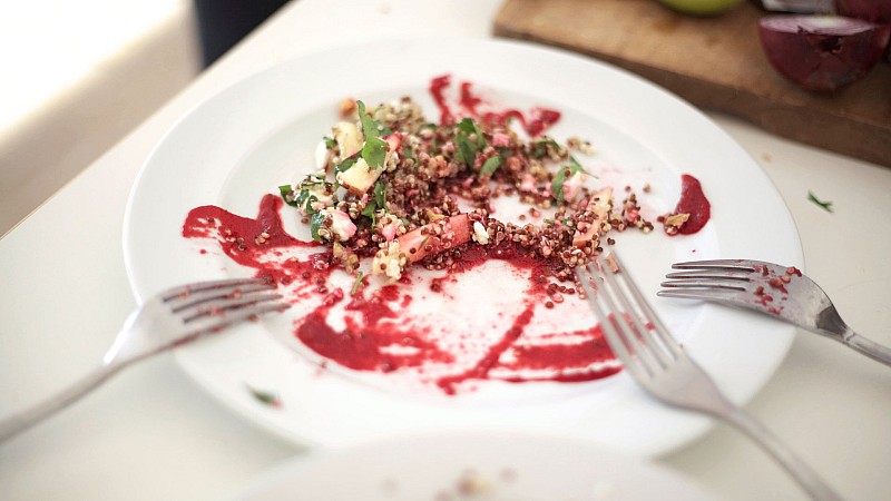 Foodadit sharing Nina Wagners gluten free Quinoa Beetroot salad