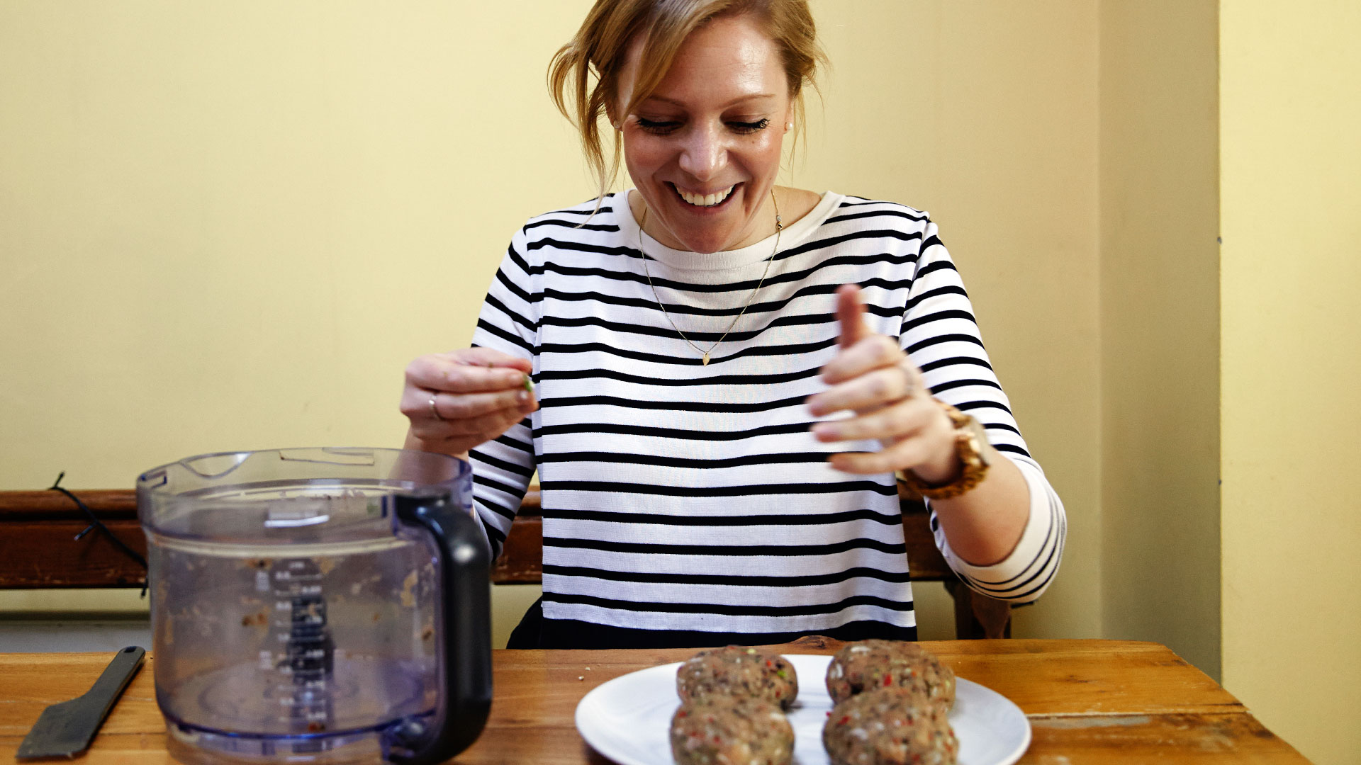 Karen Arkell makes Tuna Burgers to go with her Mustard Beetroot Salad recipe