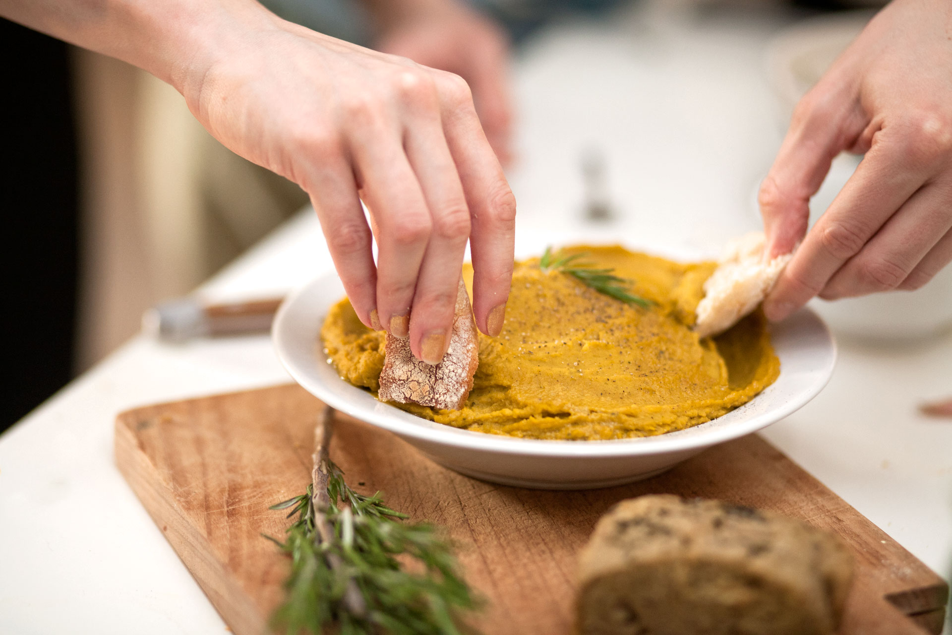 Sharing Nina Wagner's Vegan Pumpkin Hummus Recipe