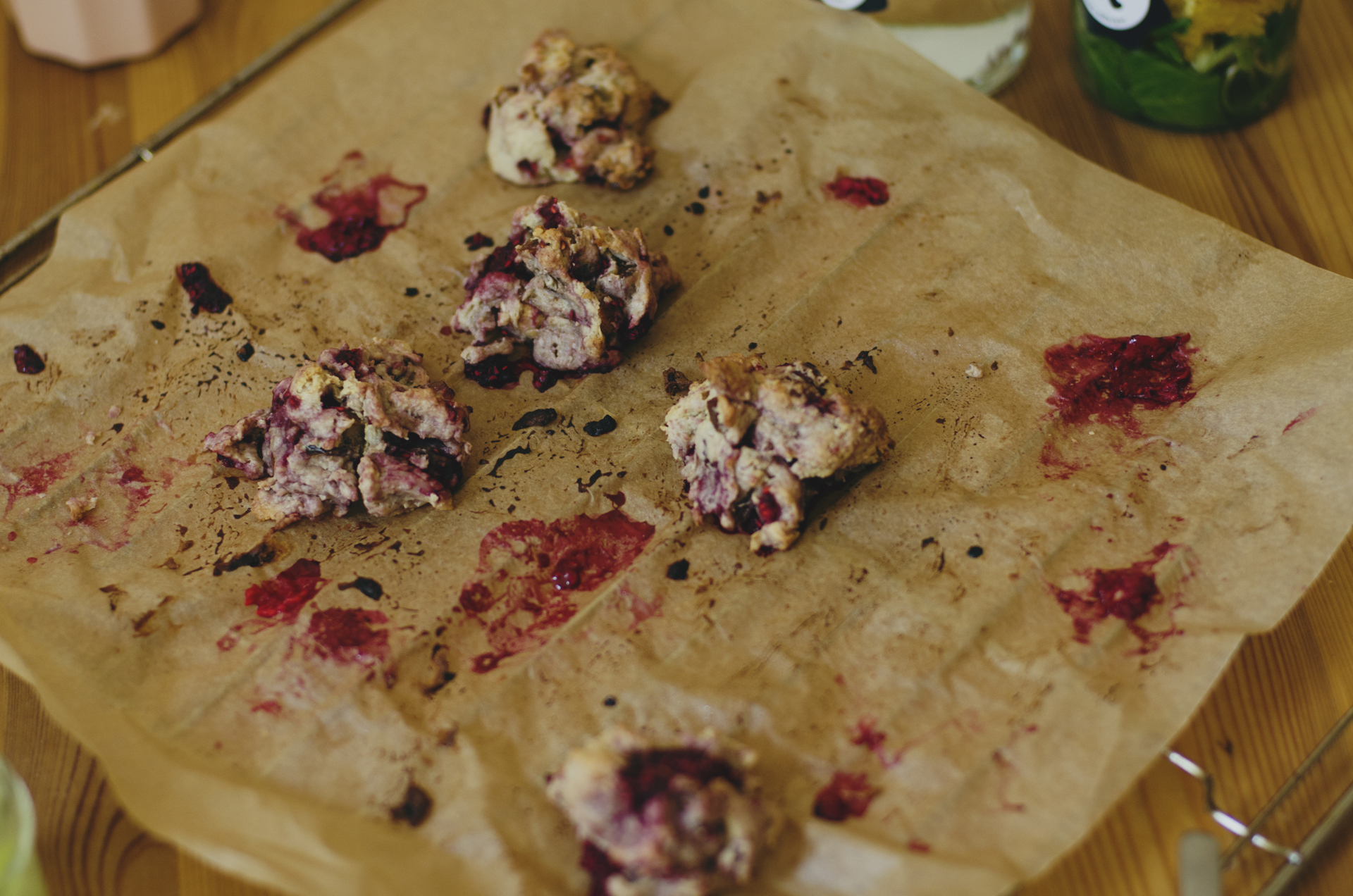 Sophie Hechinger's Wholesome Cashew Nut and Raspberry Cookies tried and tested with Foodadit in Berlin
